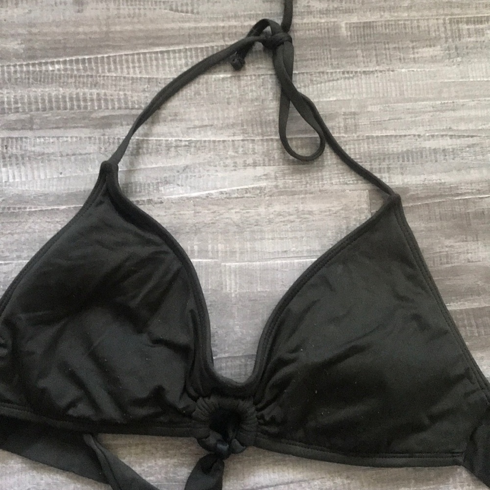 Olive green bikini top